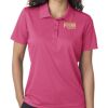 UltraClub Ladies' Cool & Dry Mesh Piqué Polo Thumbnail