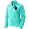 Port Authority® Ladies Heather Microfleece Full-Zip Jacket Thumbnail