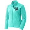 Port Authority® Ladies Heather Microfleece Full-Zip Jacket Thumbnail