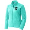 Port Authority® Ladies Heather Microfleece Full-Zip Jacket Thumbnail