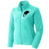 Port Authority® Ladies Heather Microfleece Full-Zip Jacket Thumbnail