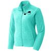 Port Authority® Ladies Heather Microfleece Full-Zip Jacket Thumbnail