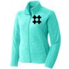 Port Authority® Ladies Heather Microfleece Full-Zip Jacket Thumbnail