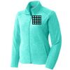 Port Authority® Ladies Heather Microfleece Full-Zip Jacket Thumbnail