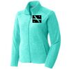 Port Authority® Ladies Heather Microfleece Full-Zip Jacket Thumbnail