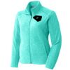 Port Authority® Ladies Heather Microfleece Full-Zip Jacket Thumbnail