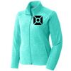 Port Authority® Ladies Heather Microfleece Full-Zip Jacket Thumbnail