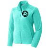 Port Authority® Ladies Heather Microfleece Full-Zip Jacket Thumbnail