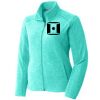 Port Authority® Ladies Heather Microfleece Full-Zip Jacket Thumbnail