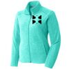 Port Authority® Ladies Heather Microfleece Full-Zip Jacket Thumbnail