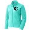 Port Authority® Ladies Heather Microfleece Full-Zip Jacket Thumbnail