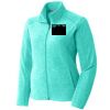 Port Authority® Ladies Heather Microfleece Full-Zip Jacket Thumbnail