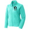 Port Authority® Ladies Heather Microfleece Full-Zip Jacket Thumbnail