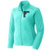 Port Authority® Ladies Heather Microfleece Full-Zip Jacket Thumbnail