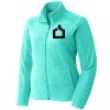 Port Authority® Ladies Heather Microfleece Full-Zip Jacket Thumbnail