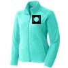 Port Authority® Ladies Heather Microfleece Full-Zip Jacket Thumbnail