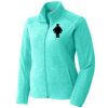 Port Authority® Ladies Heather Microfleece Full-Zip Jacket Thumbnail