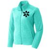 Port Authority® Ladies Heather Microfleece Full-Zip Jacket Thumbnail