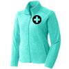 Port Authority® Ladies Heather Microfleece Full-Zip Jacket Thumbnail