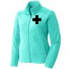 Port Authority® Ladies Heather Microfleece Full-Zip Jacket Thumbnail