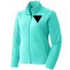 Port Authority® Ladies Heather Microfleece Full-Zip Jacket Thumbnail