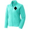 Port Authority® Ladies Heather Microfleece Full-Zip Jacket Thumbnail