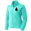 Port Authority® Ladies Heather Microfleece Full-Zip Jacket Thumbnail