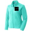 Port Authority® Ladies Heather Microfleece Full-Zip Jacket Thumbnail