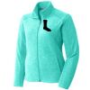 Port Authority® Ladies Heather Microfleece Full-Zip Jacket Thumbnail