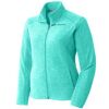 Port Authority® Ladies Heather Microfleece Full-Zip Jacket Thumbnail