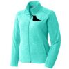 Port Authority® Ladies Heather Microfleece Full-Zip Jacket Thumbnail