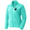 Port Authority® Ladies Heather Microfleece Full-Zip Jacket Thumbnail