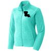 Port Authority® Ladies Heather Microfleece Full-Zip Jacket Thumbnail