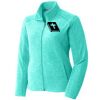 Port Authority® Ladies Heather Microfleece Full-Zip Jacket Thumbnail