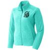 Port Authority® Ladies Heather Microfleece Full-Zip Jacket Thumbnail