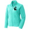 Port Authority® Ladies Heather Microfleece Full-Zip Jacket Thumbnail