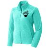 Port Authority® Ladies Heather Microfleece Full-Zip Jacket Thumbnail