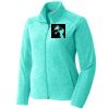 Port Authority® Ladies Heather Microfleece Full-Zip Jacket Thumbnail