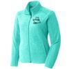 Port Authority® Ladies Heather Microfleece Full-Zip Jacket Thumbnail