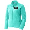 Port Authority® Ladies Heather Microfleece Full-Zip Jacket Thumbnail