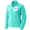 Port Authority® Ladies Heather Microfleece Full-Zip Jacket Thumbnail