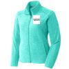 Port Authority® Ladies Heather Microfleece Full-Zip Jacket Thumbnail